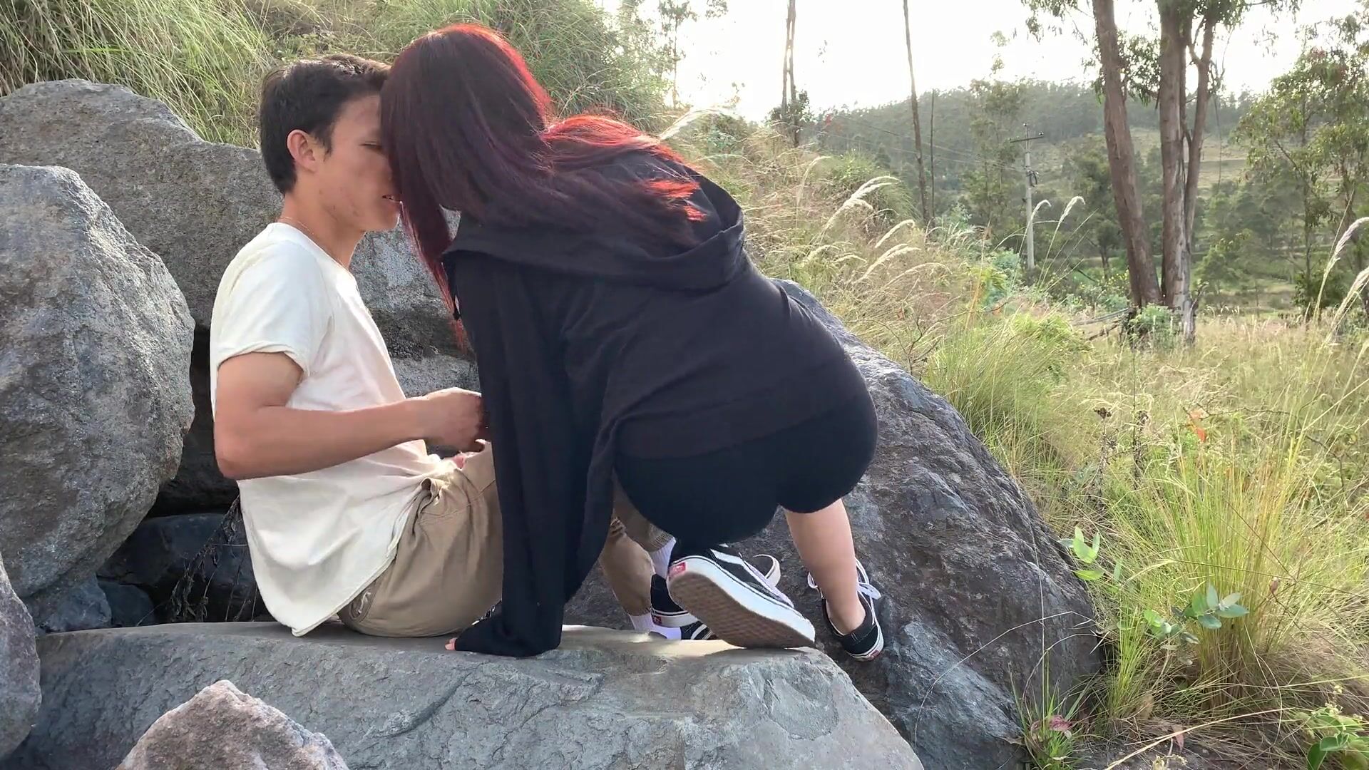 My STEP-SISTER and I FUCKED during a Walk in the WOODS!
