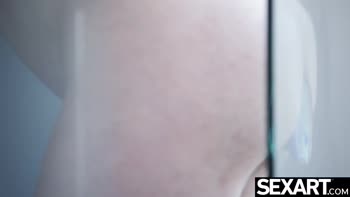 Amarna Miller and Tracy Lindsay Sizzling Shower Sex Toy Play