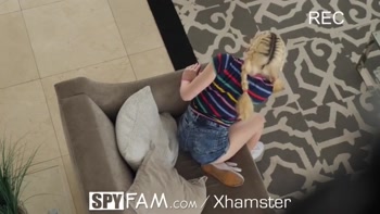 SPYFAM Step Dad Turns On Peeping Horny Pervert