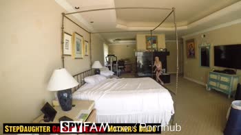 Piper Perri's Step Dad Surprise: Blonde's Dildo Play Turns to Blowjob