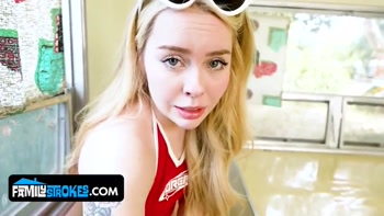 Haley Spades and Annie King Get Wild in Trashy Step Family Threesome