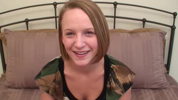 Meet Fresh Blonde Teen (18+) Shaving Throat for Fat Cock