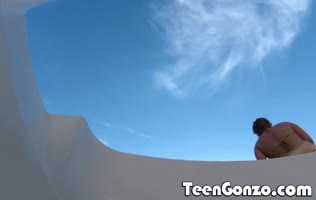 Zoey Foxx & Bailey Bae Sizzling Teen (18+) Car Wash Seduction