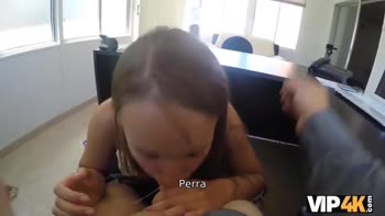 La Cutie's Office Audition: Fuck for Money with the Loan Manager