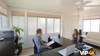 La Cutie's Office Audition: Fuck for Money with the Loan Manager