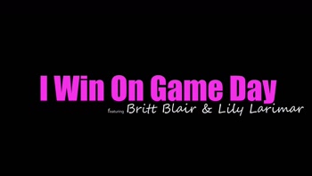 Britt Blair tells Lily Larimar, "Who knew my Stepbro would be so good at eating pussy"