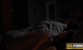 Brotherly Love: Teen (18+) Stepsister's Tight Pussy Gets Brother's Morning Hard-On
