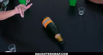 Kourtney Rae & Cielo West's Stepdad Seduction: A Spin The Bottle Orgy
