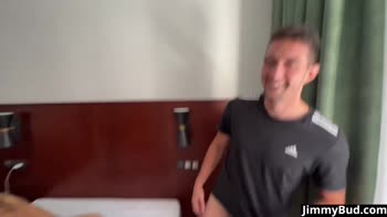 Jimmy Bud's Triple Delight: Double Blowjob and Cumming Clean