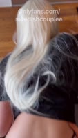 Swedishcouplee - Swedish Blonde Stuns in Kitchen Anal Action