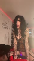 Sexyyspider's Tattooed Temptation: Pillow Humping Orgasm