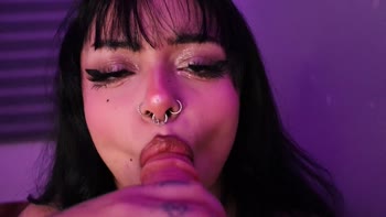BabyPeachyDoll's Sloopy POV Blowjob & Cumshow