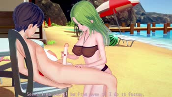 Beachside Seduction: SStudioAnims' Japanese Anime Creampie Delight