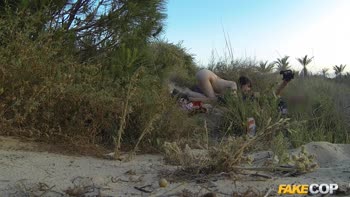 Luna Rival's Sweet Innocence Ruined by Monty Cash's Uniformed Desire on the Beach