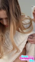 Molly Little & Chanel Camryn Share Stepbro Jay Romero's Christmas Cock