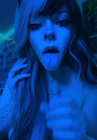 3b5c68c - A Goth Goddess' Ahegao Blowjob Promise