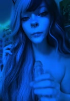 3b5c68c - A Goth Goddess' Ahegao Blowjob Promise
