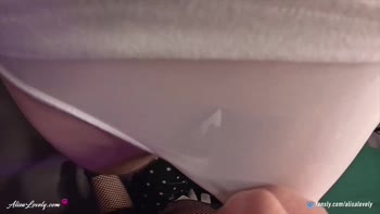 Alisa Lovely's Kinky Nylon Encounter: POV Blowjob & Spitting Fun