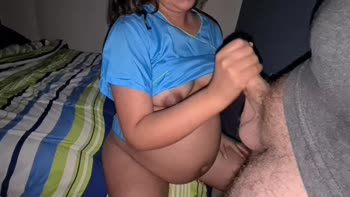 Anny Kitty's Sultry 9-Month Pregnancy: Nurse's Uniform Creampie Delight