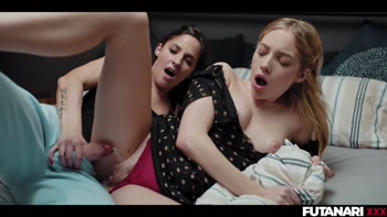Amirah Adara's Shocker: Futanari Frenzy Ends in Cum-Drenched Bliss