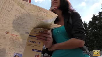 Young Czech Cuckold Accepts Cash for Girlfriend's Public Blowjob