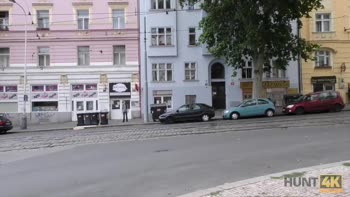 Young Czech Cuckold Accepts Cash for Girlfriend's Public Blowjob