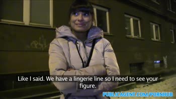 PublicAgent Hot Czech Babe Fucks Guy in Garage