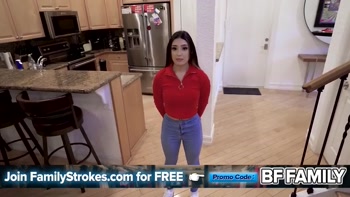 Slutty Latina Step Sister Violet Gems Wants To Learn How To Play Basketball