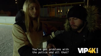 VIP4K. Funky Town got caught at a public skating rink and got fucked