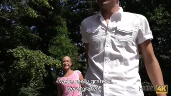HUNT4K. She almost lost her wallet but found crazy sex