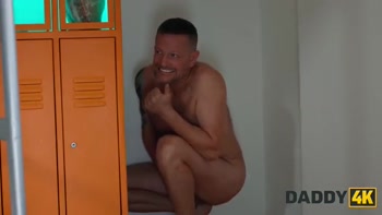 DADDY4K. Woke up her boyfriend while daddy creampie her