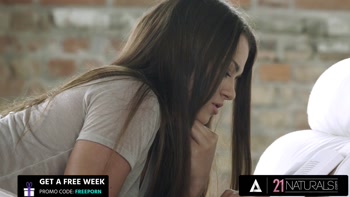 Tempting Teen (18+) Brunette Takes Huge Cock in Steamy 1080p HD