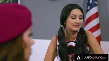 Eliza Ibarra's Cheerleader Frenzy With Kendra Spade And Vanna Bardot