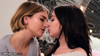 WebYoung Kristen Scott Shows Her Friend How The First Time Is