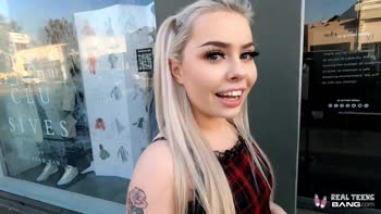Real Teens (18+) - Sexy Blonde Haley Spades Got Banged On Her First Porn Casting