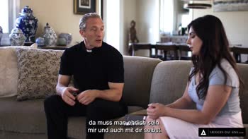 Keira Croft's Church Girl Virginity Lost to Clarke Kent's Giant Cock