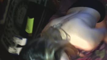 Blonde Teen (18+) RedZoneXvip Gives Rough POV Blowjob & Ass Licking