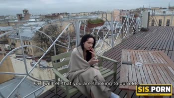 Martin Spell - Leyla's Juicy Stepfantasy: Teen (18+) Smoking & Banging with Brother