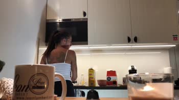 Ornella Morgan's Sultry House Party: Petite Brunettes & Blondes in Thongs