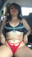 Kimberly_grey's Car Seat Orgasm: Shaved Pussy Self-Love
