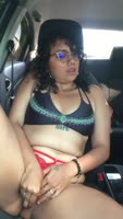 Kimberly_grey's Car Seat Orgasm: Shaved Pussy Self-Love