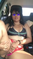 Kimberly_grey's Car Seat Orgasm: Shaved Pussy Self-Love