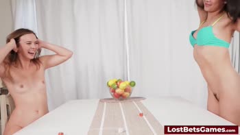 Game's Strip Bet Loss: Tied to the Bed with a Vibrator