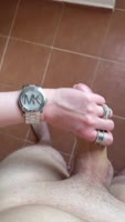 MissWristwatch's Vacation Handjob Tease: Wristwatch and Edging Bliss