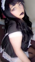 Goth Babe Sweeti Bunii Adorns Her Legs in Luscious Thigh High Stockings
