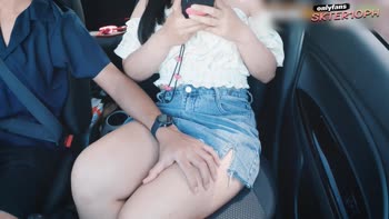Skter10's Czech Cutie Sucks Dick in Public Car Session