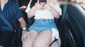 Skter10's Czech Cutie Sucks Dick in Public Car Session