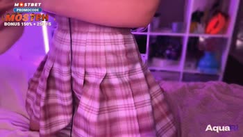 Aqua_Ri's Teen (18+) Dream: Cute Girl Masturbates with Plush Toy
