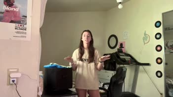 Gym Girl's Seductive Try-On Haul: Big Ass in Gym Shorts