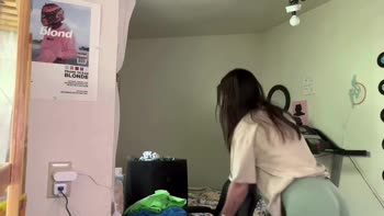 Gym Girl's Seductive Try-On Haul: Big Ass in Gym Shorts